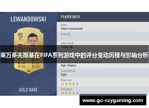 莱万多夫斯基在FIFA系列游戏中的评分变动历程与影响分析
